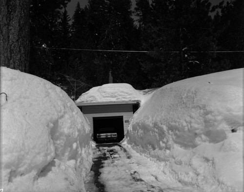 Record Heavy Snow, Record snows Lodgepole area. Jack Rockwell's House