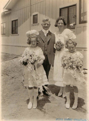 Joseph Thurston and Marie Harding Frazier wedding
