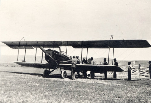 Airplane at Fort Bidwell
