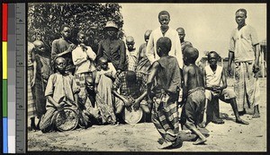 Young boys dance, Congo, ca.1920-1940