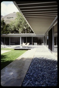 Riebe residence, patio, Carmel Valley, Calif., after 1990?
