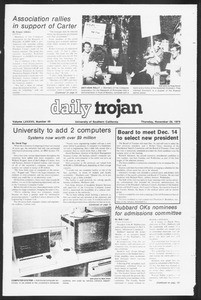 Daily Trojan, Vol. 87, No. 49, November 29, 1979