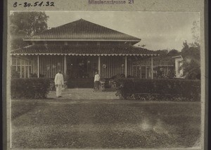 Das Wohnhaus des Kontrolleurs von Marabahan am Barito