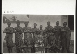 Akropong chief with servants