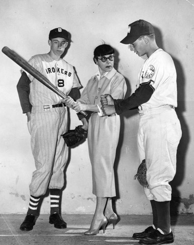 Edith Head and baseball players