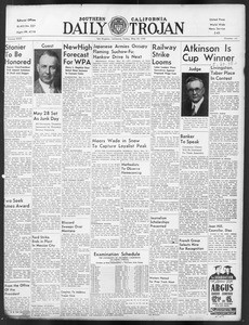 Daily Trojan, Vol. 29, No. 141, May 20, 1938