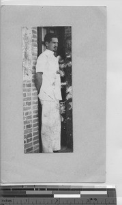Dr. Harry Blaber at Dongan, China, 1931