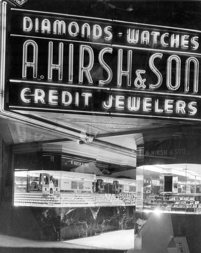 A.Hirsh & Son Credit Jewelwers storefront