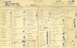 WPA household census for 2600 E 2ND, Los Angeles