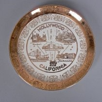 Hollywood, California plate