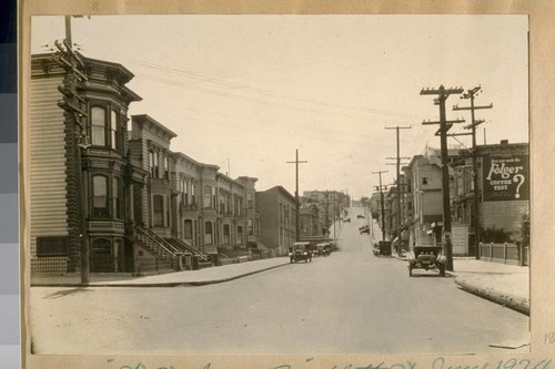 West on 21st St. from Bartlett St. June 1924