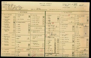 WPA household census for 841 W 13TH, Los Angeles County