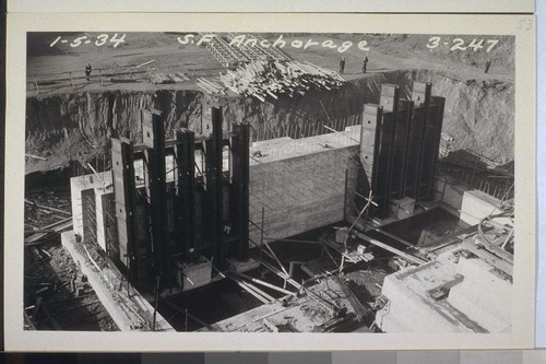 Excavation, Rincon Anchorage, San Francisco; Pier 1, San Francisco Viaduct, Pier #B, 1933-34--No. 1-129
