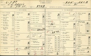 WPA household census for 3723 EAST 7TH STREET, Los Angeles