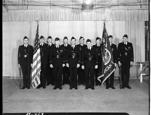 Edison American Legion initiation team