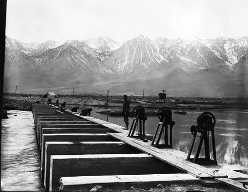 Opening of Control Gates on Los Angeles-Owens River Aqueduct