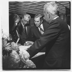 Grand opening of the Sebastopol branch of the Bank of Sonoma County, Sebastopol, California, 1971