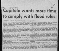 Capitola wants more time to comply with flood rules