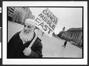 Muslim prayers and rally, Freedom Plaza, Washington, D.C., 2002