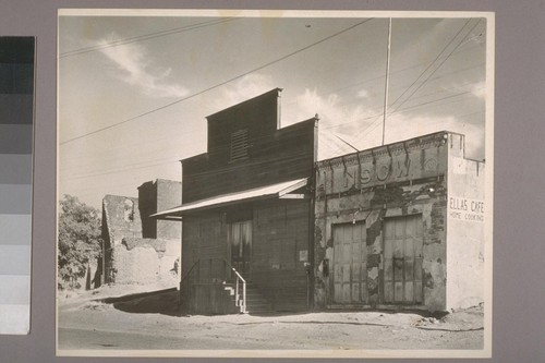 [Native Sons of the Golden West building, formerly Wells Fargo office.] Hornitos. 1940