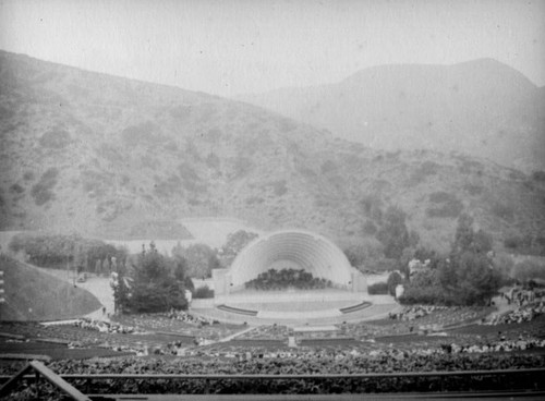 Panoramic view of the Hollywood Bowl