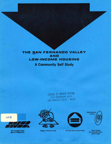 Low-income housing in San Fernando Valley, circa early 1970s (page 1)