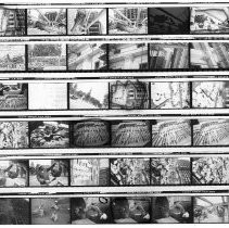 Contact sheet of images showing the decorative ornaments from the California State Capitol restoration project