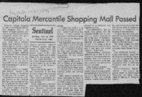 Capitola Mercantile Shopping Mall Passed