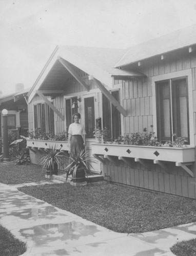 Young woman's bungalow