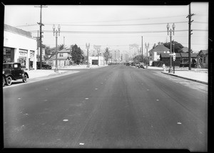 Intersection, Venice Boulevard and Broadway, Los Angeles, CA, 1931