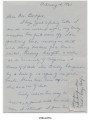 Letter from Florence Heyman to Mrs. Bickford, February 14, 1961