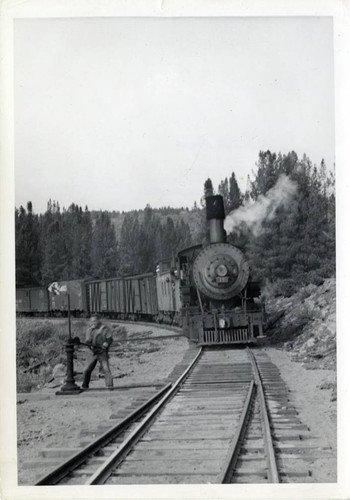 Railroad Engineer Switching Tracks