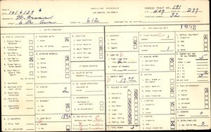 WPA household census for 612 6TH AVE, Los Angeles County