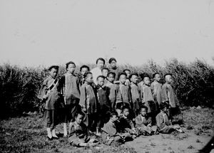 School excursion, Manchuria 1930s