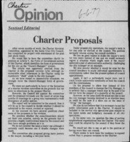 Charter Proposals