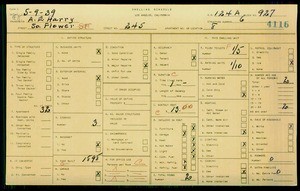 WPA household census for 245 S FLOWER, Los Angeles