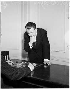 World champion checker player, 1952