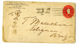 Envelope from Yokohama Specie Bank, LID., to Tomosuke Masukawa, January 22, 1901