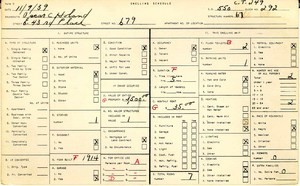 WPA household census for 679 E 43RD, Los Angeles