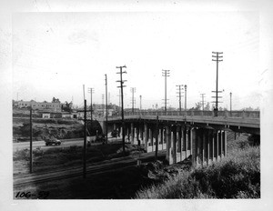 Soto Street viaduct over Ramona Boulevard, Los Angeles, 1938