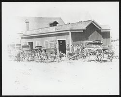 Blacksmith, wagon, and carriage shop owned by William Zartman