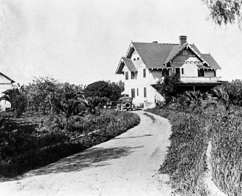 James Willis Rice home on Seventeenth Street at Hewes in Tustin