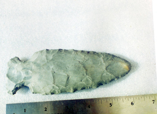 Arrowhead found on Santa Catalina Island, California