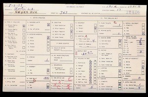WPA household census for 767 CERES, Los Angeles