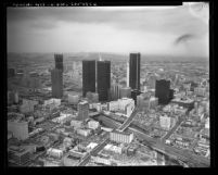 Cityscape of downtown Los Angeles, Calif., 1973