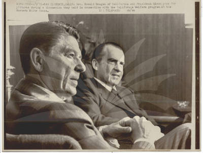 President Nixon and Governor Reagan