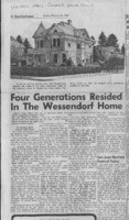 Four Generations Resided In The Wessendorf Home