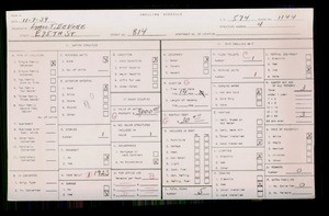 WPA household census for 814 E 75TH STREET, Los Angeles County