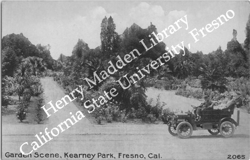 Garden Scene, Kearney Park, Fresno, Cal