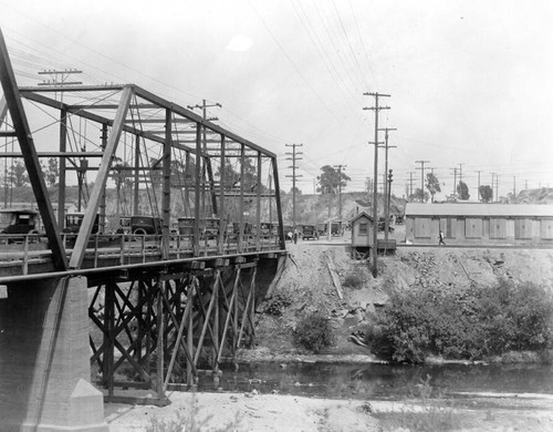 View of the old Seventh St. Bridge